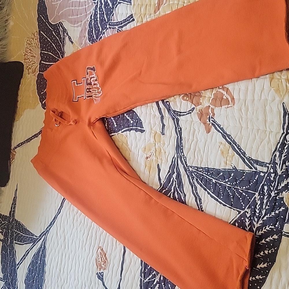 University of Illinois orange sweatpants Sz XS